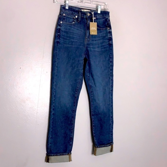 Madewell the high-rise slim boy denim Jean women’s 23 Eco collection new w tags - Picture 2 of 5